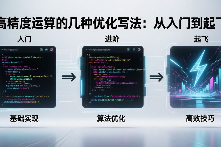 高精度运算的几种优化写法：从入门到起飞