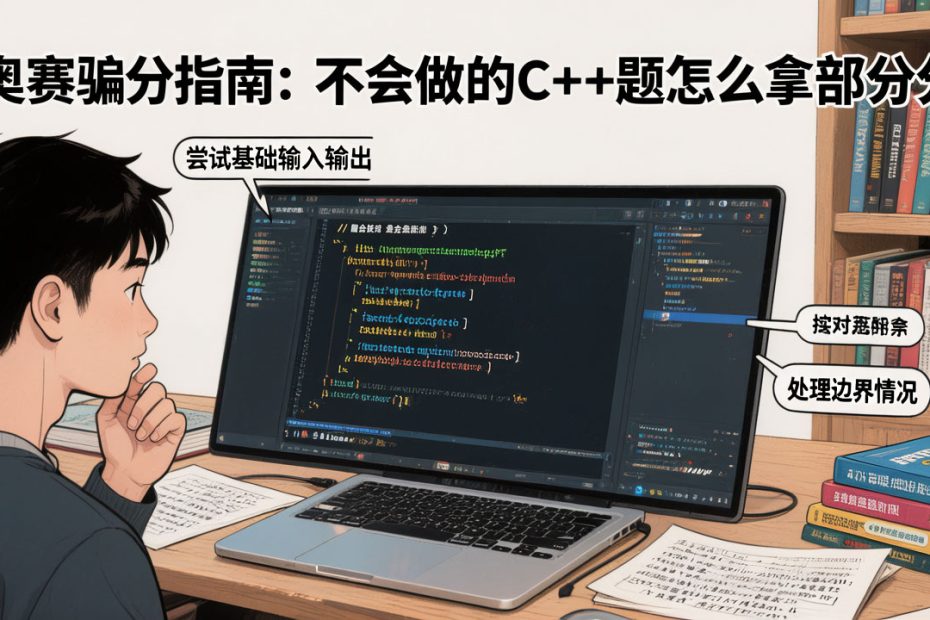 信奥赛骗分指南：不会做的题怎么拿部分分？