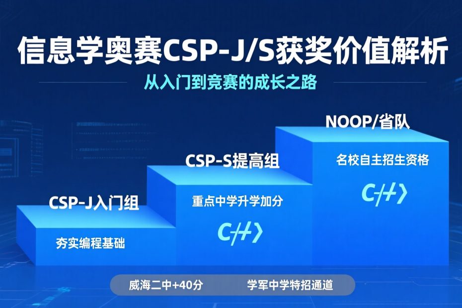 淮安信息学奥赛CSP-J/S获奖到底有啥用